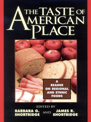 cover image of The Taste of American Place